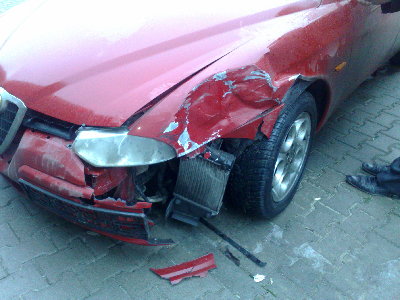 najwiecej dostalo auto - sprawca