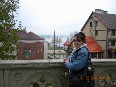 widok z dziedzińca zamku w Rynie :)