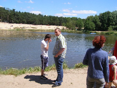 Niedzielna wycieczka nad jezioro