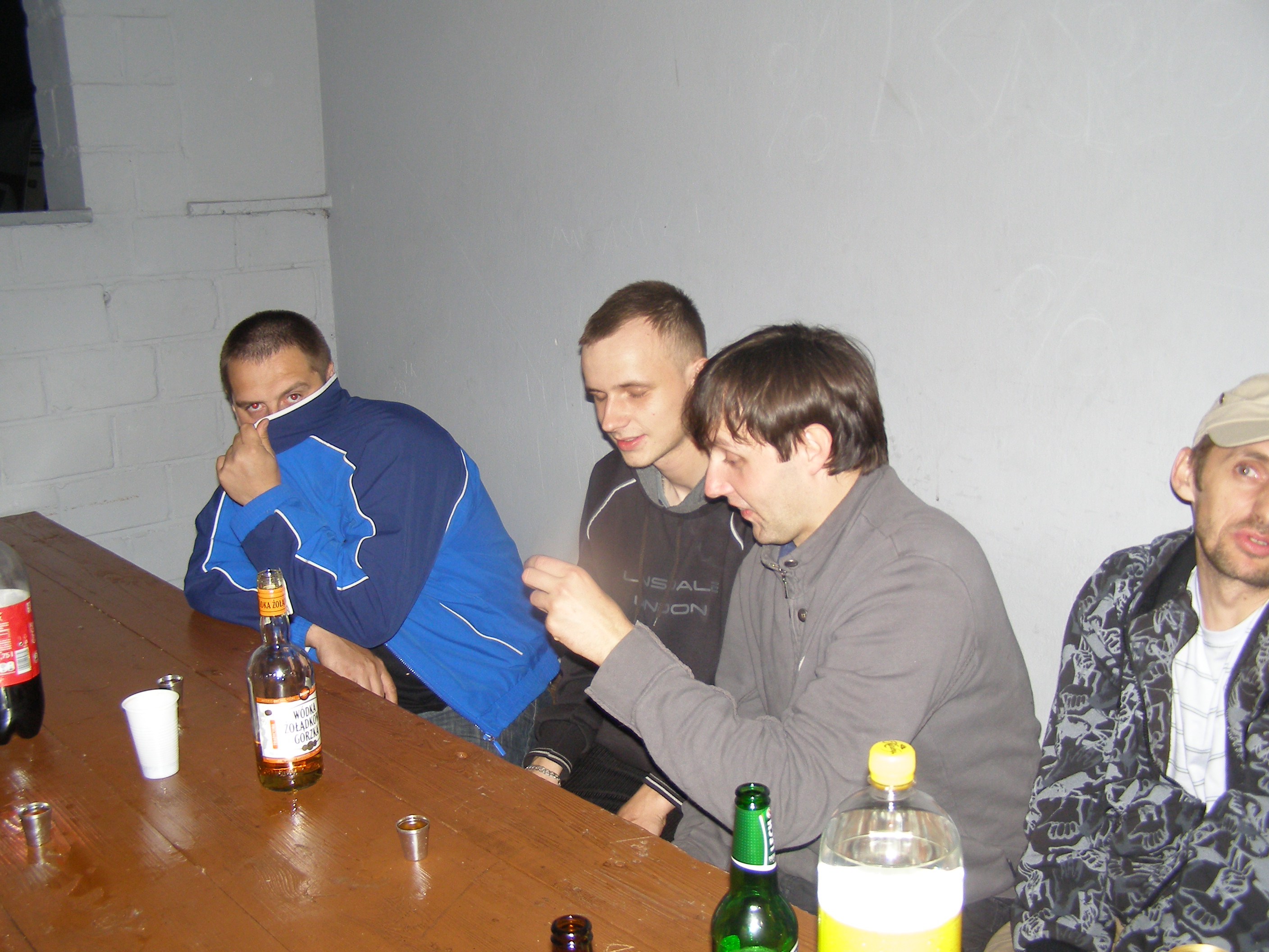 Imprezka na środku ośrodka.