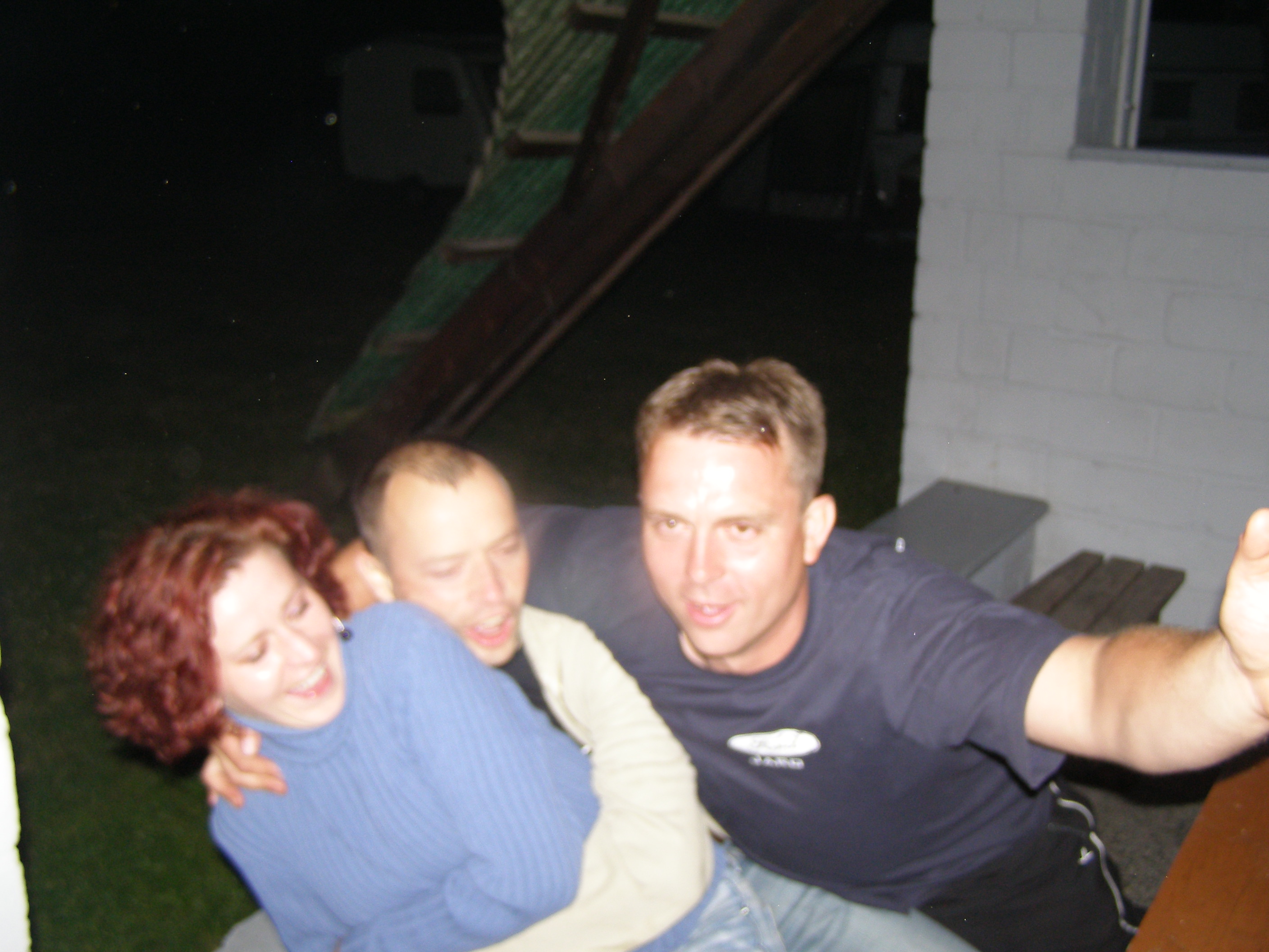 Imprezka na środku ośrodka.