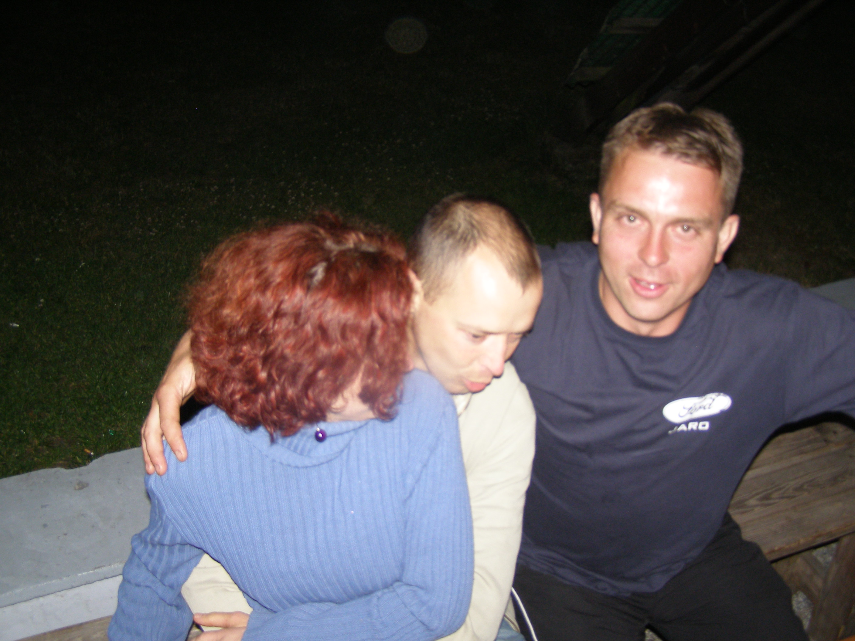 Imprezka na środku ośrodka.