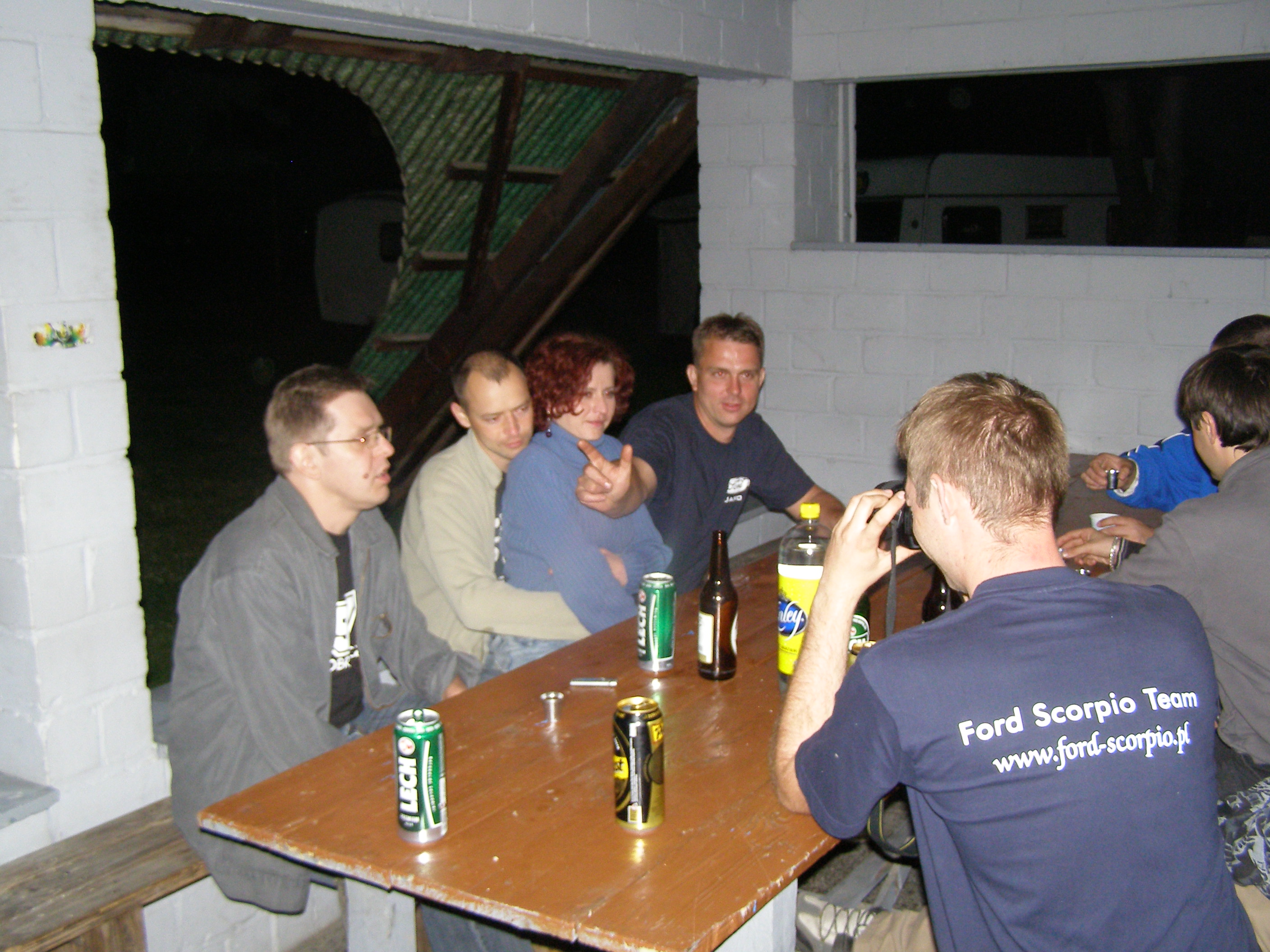 Imprezka na środku ośrodka.