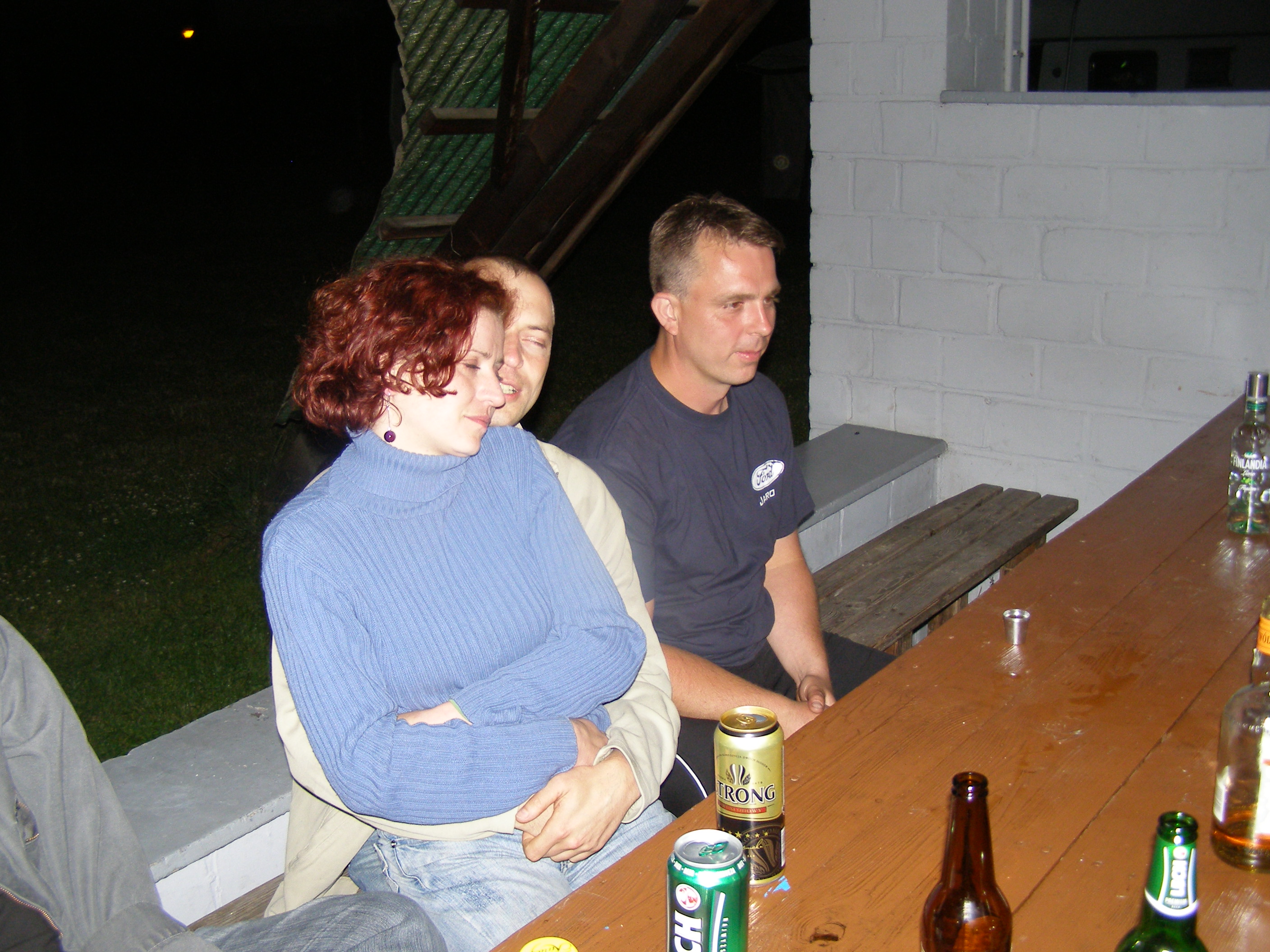 Imprezka na środku ośrodka.