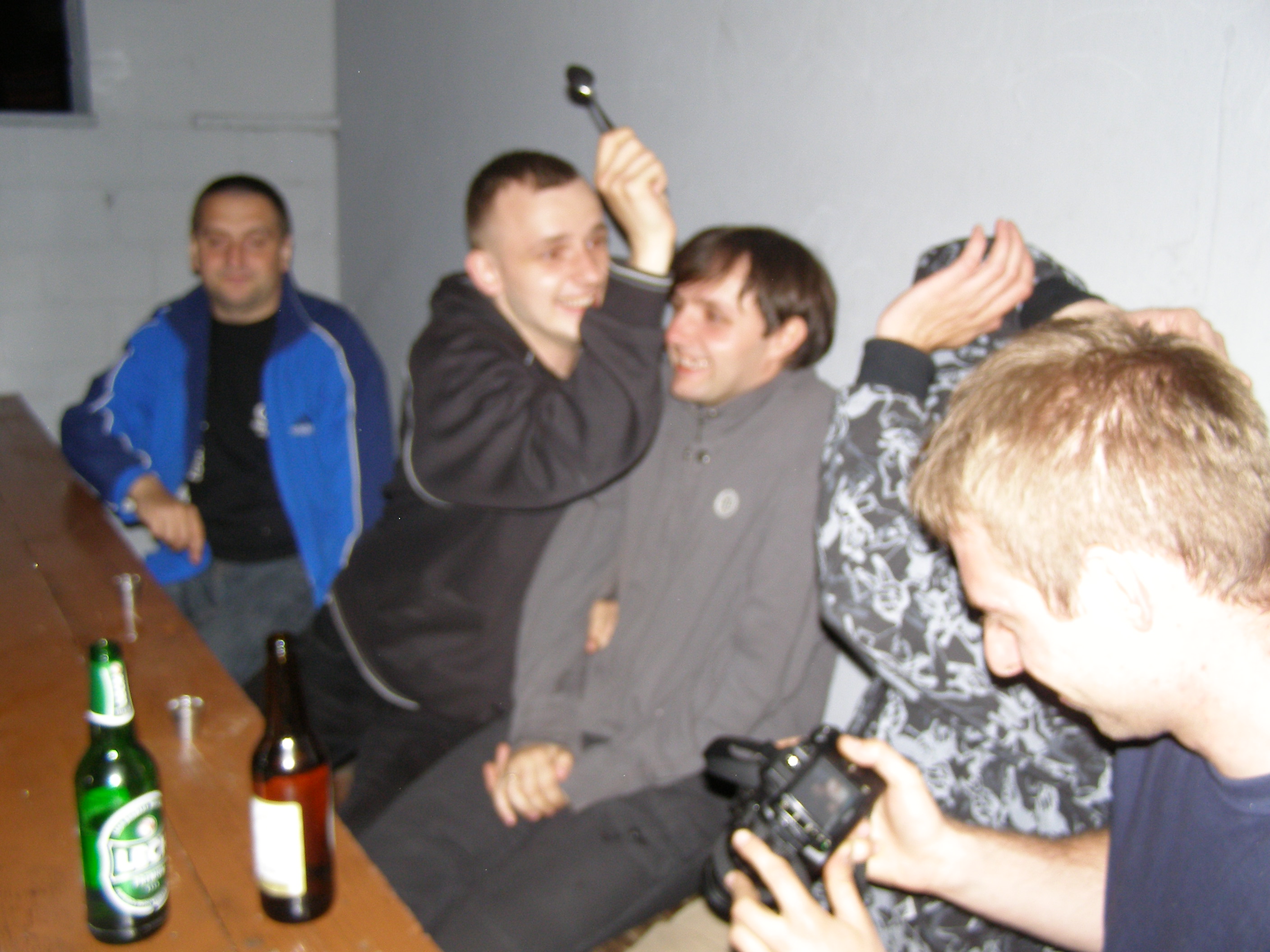 Imprezka na środku ośrodka.