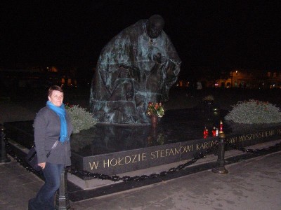 Pomnik ku czci Prymasa, kard. Stefana Wyszyńskiego.