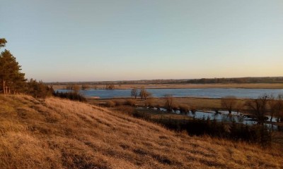 Punkt widokowy na rozlewiska Odry