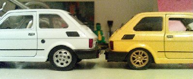 Porównanie z Białym który jest troszkę obniżony ale będzie bardziej niż zółty :P