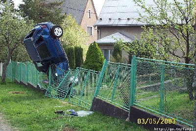 Bo brama była zamknięta :-)